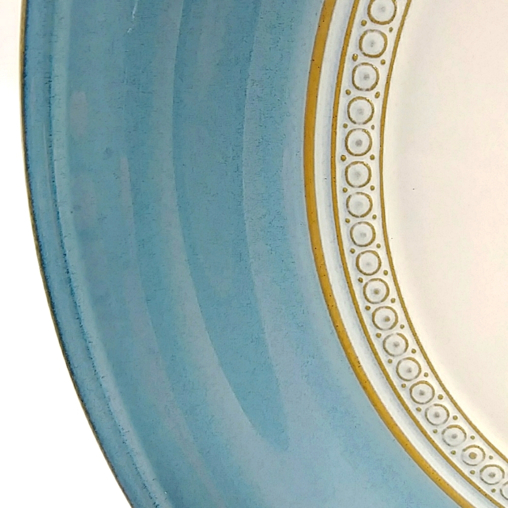 Denby Castile Blue 12” Round Platter. England - Picture 7 of 10